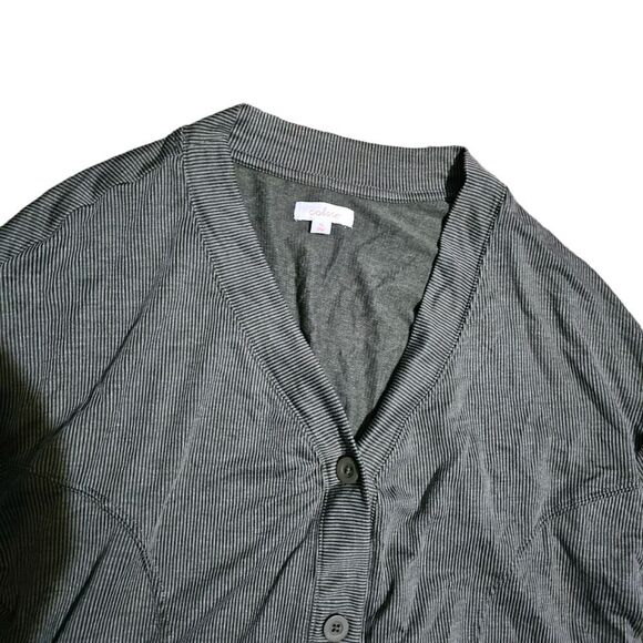 Women's COLSIE Ribbed Knit Lounge Cardigan Sweater XL - Picture 4 of 5